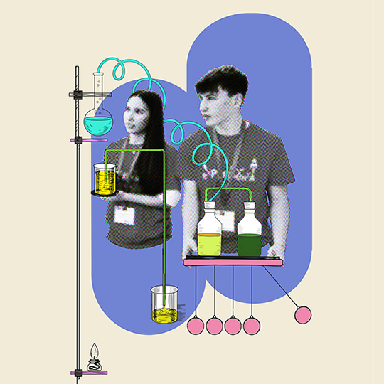 Joves fent experiments